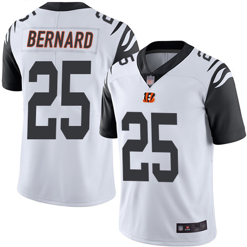 Cincinnati Bengals Limited White Men Giovani Bernard Jersey NFL Footballl 25 Rush Vapor Untouchable